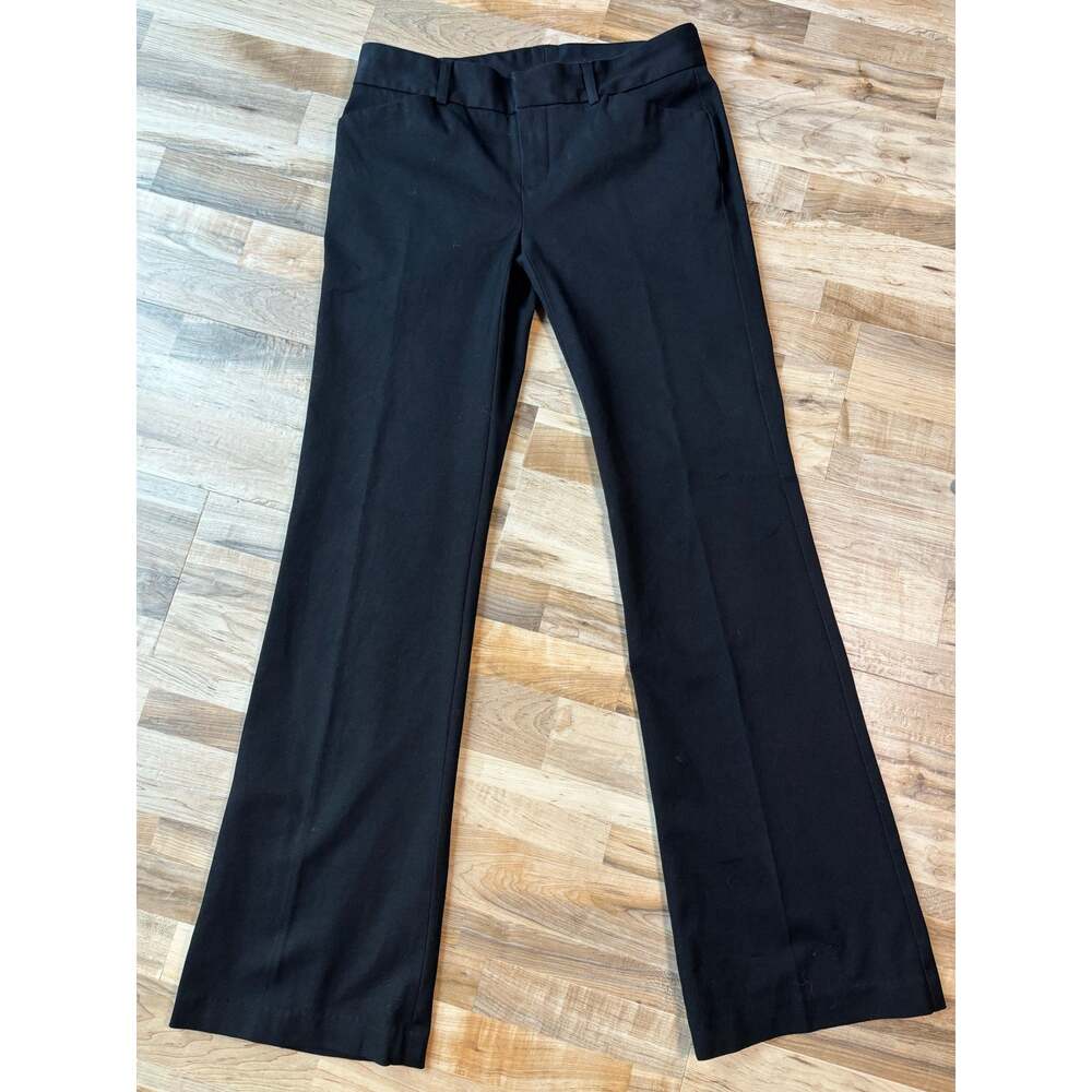 Vintage Y2K Gap Black Low Rise Flare Pants 4 Office Siren Dark Academia